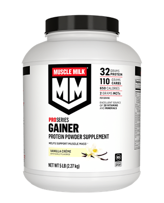 Gainer Protein Powder Supplement Vanilla Crème 5 lb