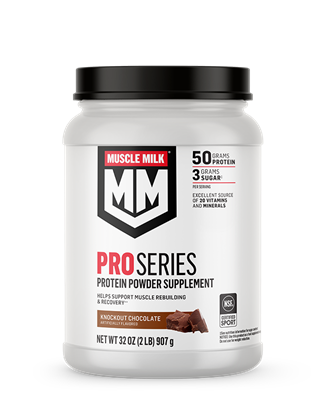 Pro Series Protein Powder Supplement Knockout Chocolate 2 lb