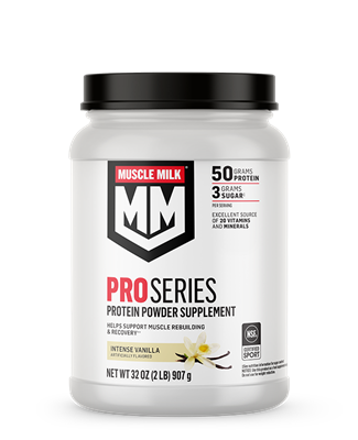 Pro Series Protein Powder Supplement Intense Vanilla 2 lb