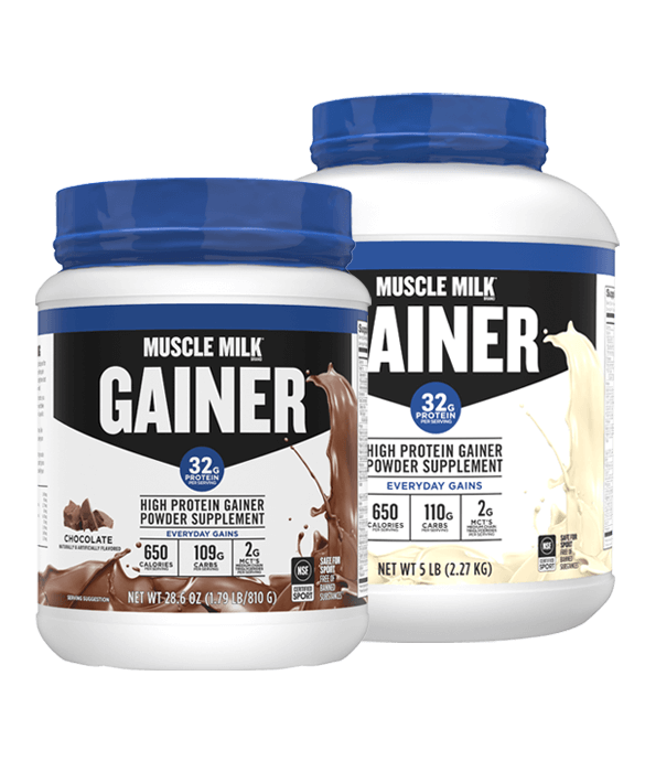 Muscle Milk Gainer Protein Powder 5 Pound 32G Protein Vanilla Crème 
